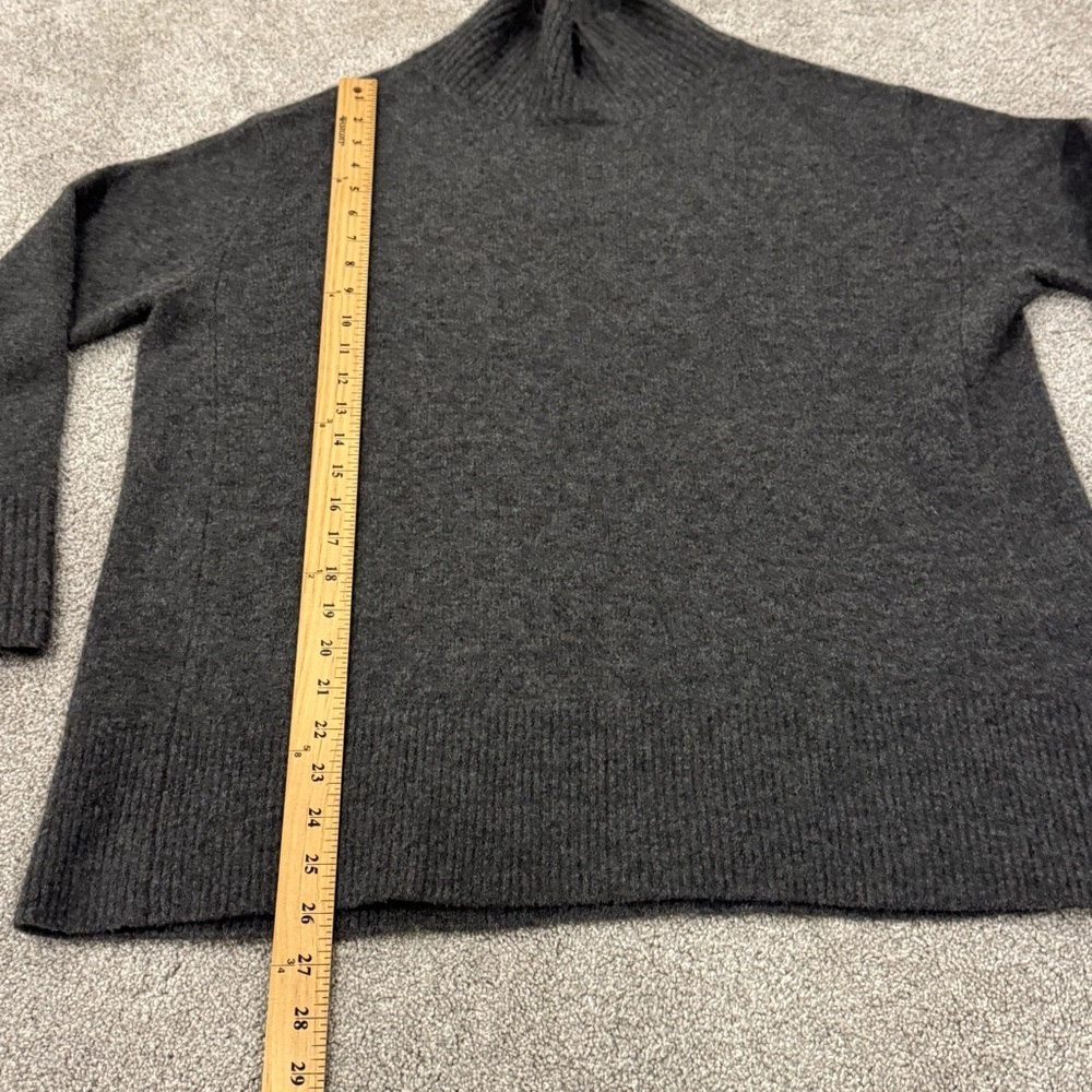 Jarbo Dark Gray Cashmere Olympia Oversized Turtleneck Size Large - Picture 5 of 8